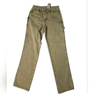 FiveStar General Cali Carpenter Relaxed Jeans High Rise Vintage Wash Sz 3/26 Nwt